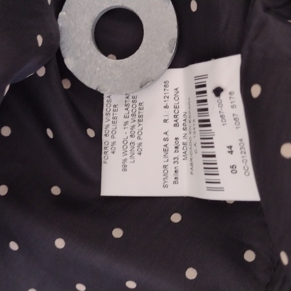 Javier Simorra Black Stretch Wool Pencil Skirt Made in Spain US Size 10 … - Picture 14 of 14